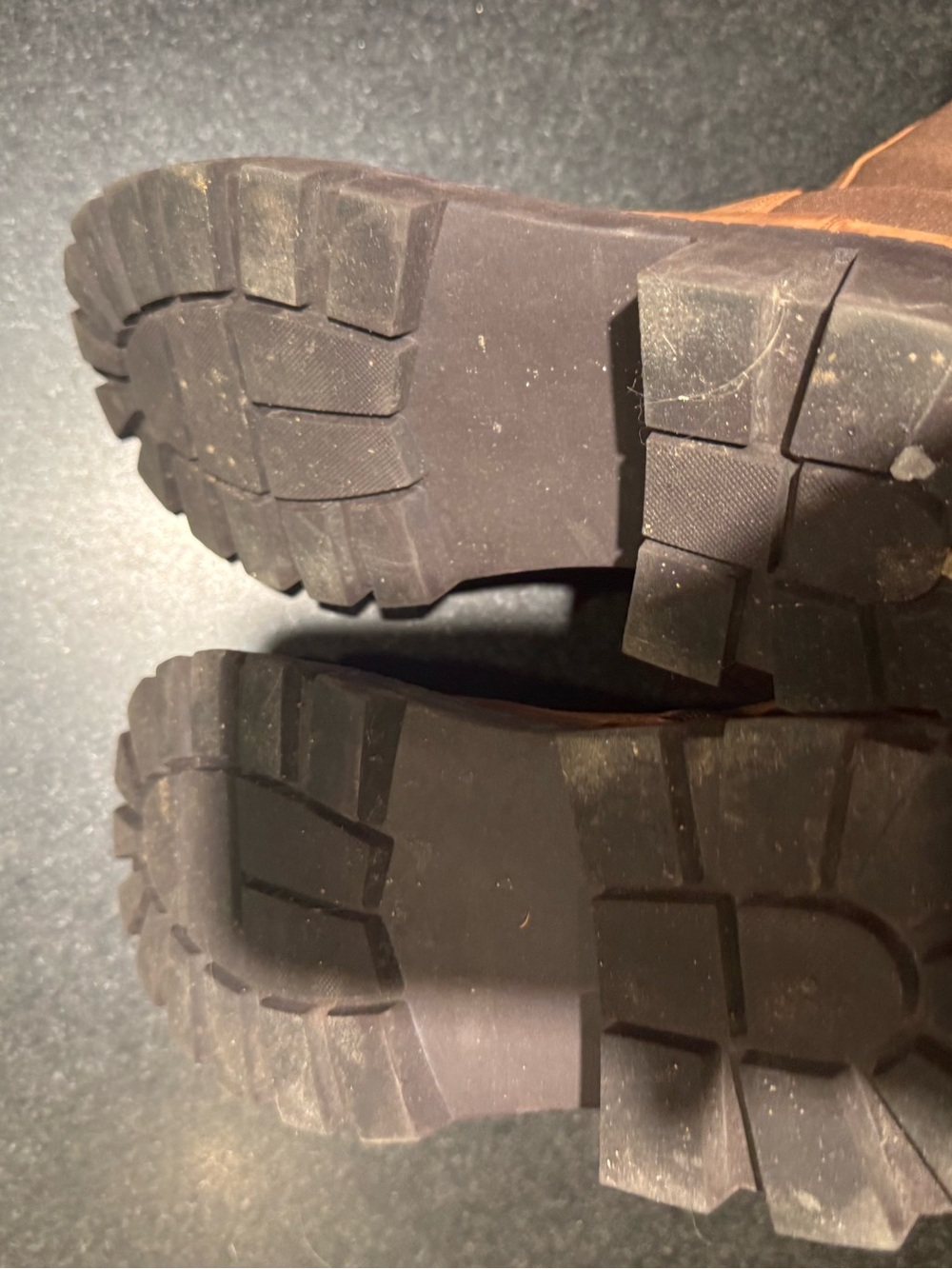 Steve Madden Brown Chunky Chelsea Boots - Picture 6 of 7